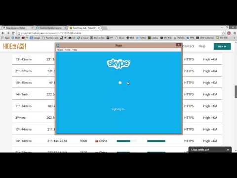 Video: Cómo Configurar Skype A Través De Un Proxy