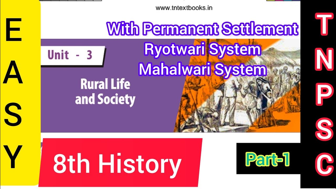 8th History Rural Life And Society Part 1 With British Land Revenue 8th-history-rural-life-and-society-part-1-with-british-land-revenue
