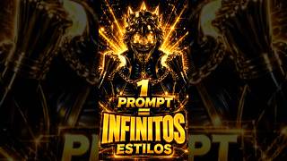 1 PROMPT = INFINITOS ESTILOS o prompt da renda extra #viral #inteligenciaartificial #dinheiro