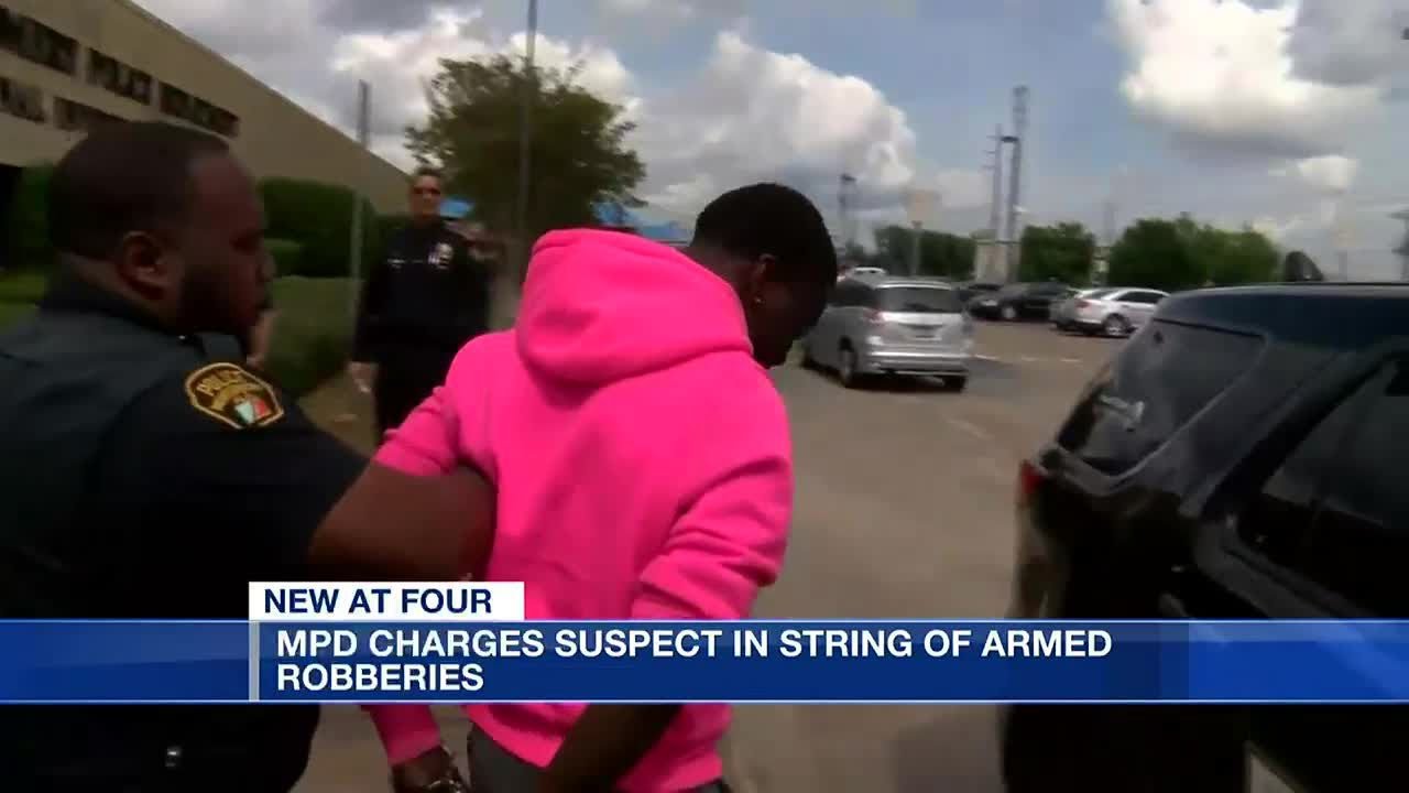 Suspect arrested in string of Montgomery-area robberies - YouTube