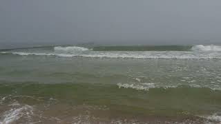 Chałupy - rzadkie zjawisko mgły na morzu