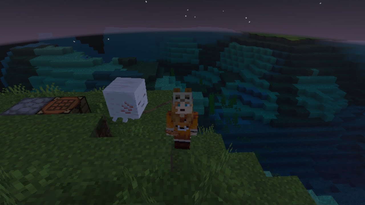 Minecraft Bedrock Édition - The baby ghastling journey!!!