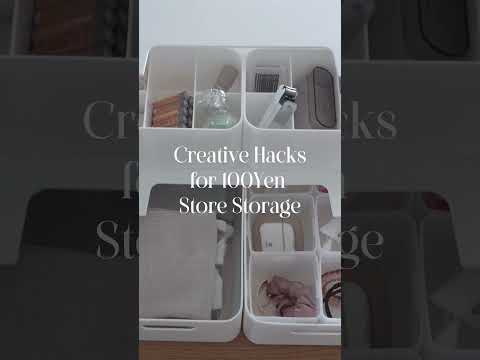 Creative Hacks for 100-Yen Store Storage💡100均収納の普通じゃない使い方