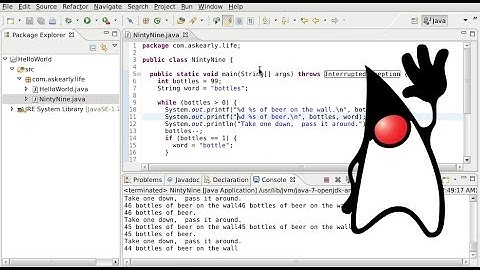Java - 99 Bottles of Beer