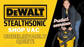 UNBELIEVABLY QUIET! DeWalt StealthSonic Wet Dry Shop Vac Overview, Review & Demo DXV12PQT #dewalt