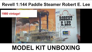 Paddle Steamer Robert E. Lee | 1:144 Revell scale model unboxing | King's Hobbies