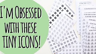 DIY Tiny Icon Stickers for Your Planner