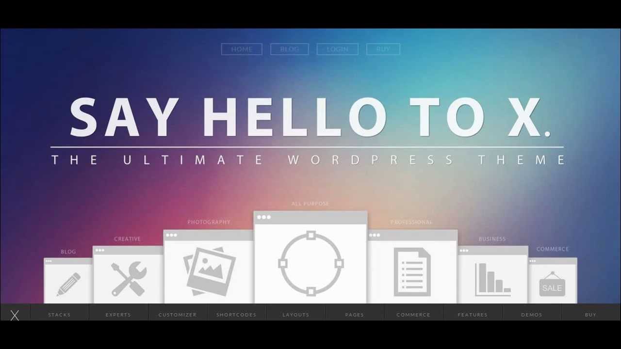 Theme X The Ultimate WordPress Theme - YouTube