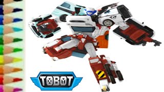 Tobot Quatran Toys Transformers Cars - Belajar Menggambar Kartun Robot Mobil Rtv - 또봇 Young Toys