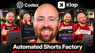 I Automated YouTube Shorts with Codex + Klap (2026)