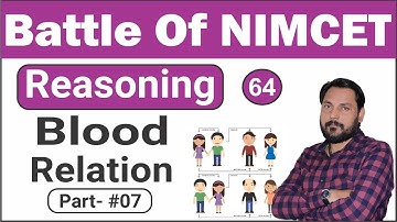 Battle of NIMCET #64 || Reasoning(Blood Relation) Part-7 || Amit Katiyar