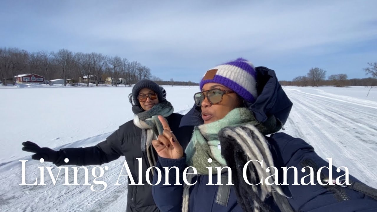 (Kim) Living Alone in Canada 🇨🇦| 1er date, Coworking, Karen est enfin là, pêche sur glace, friperies