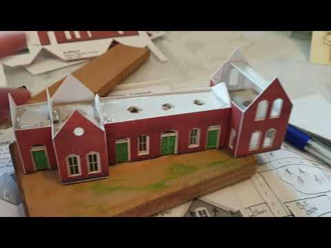 How To Build a N Gauge Railway Station With Lights