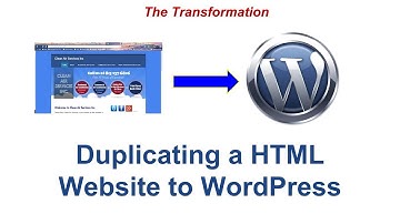 The Transformation - HTML to WordPress