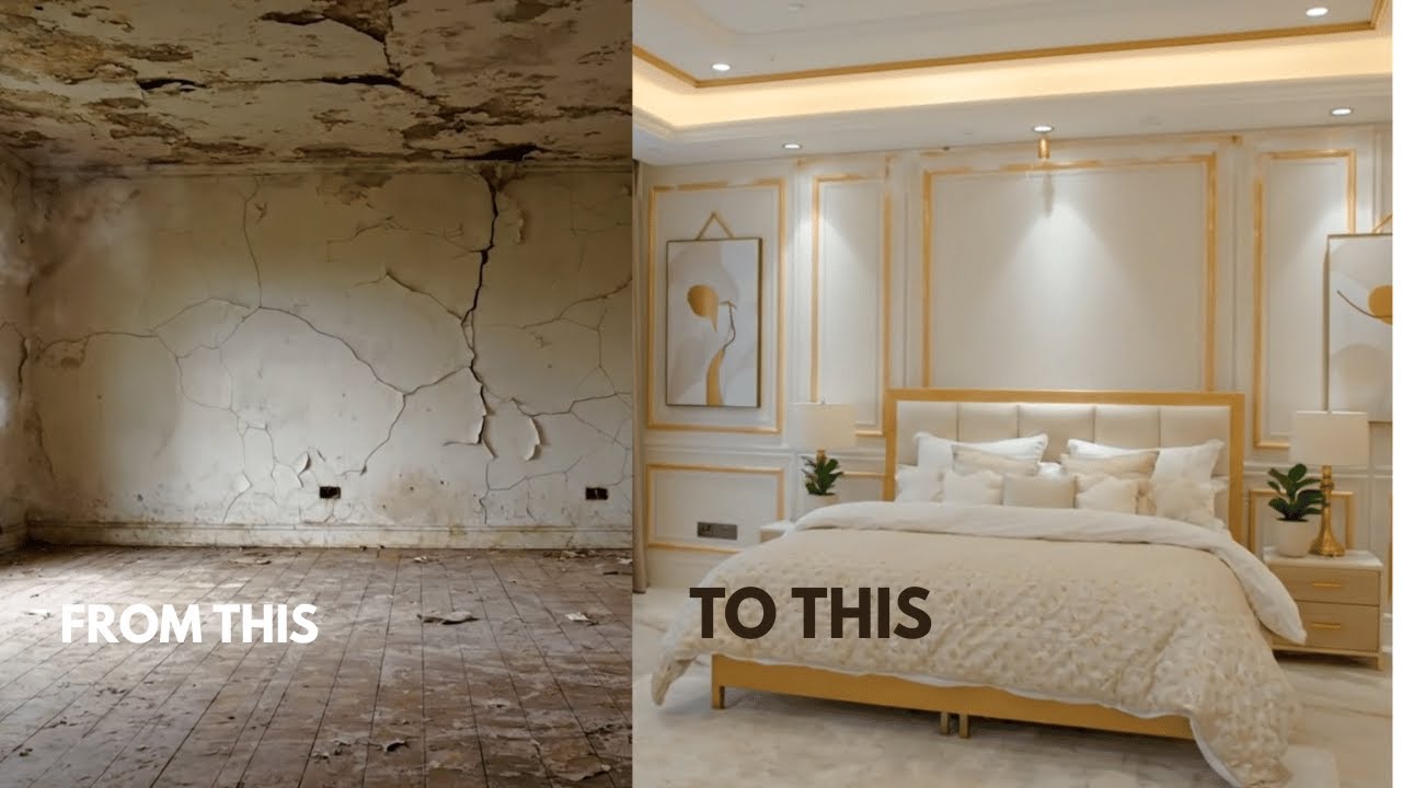 “From Old to Ultra-Luxury Home | Full House Transformation Time-Lapse ASMR | RENO”