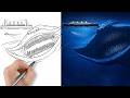 How to draw El Gran Maja vs titanic - step by step Tutorial