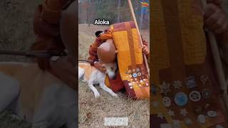 Aloka the Dog Jo Monks ke Saath Peace Walk Kar Raha Hai | USA Me Shanti ka Safar ️
