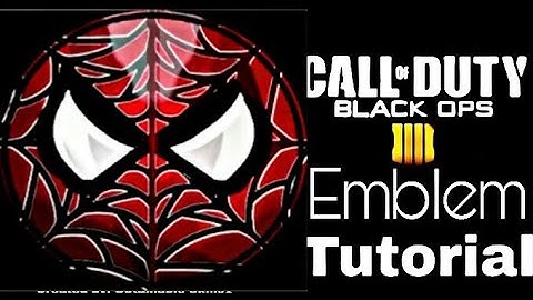Call of Duty Black Ops 4 Cod Bo4 Emblem Tutorial