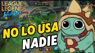 EL MEJOR COUNTER DE AD DE WILDRIFT  Y NO LO USA NADIE. RAMMUS JUNGLA TANKE.