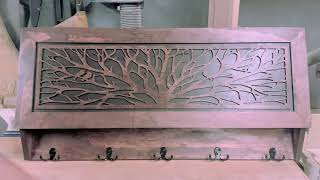 Coat Rack Hidden Concealment Cabinet