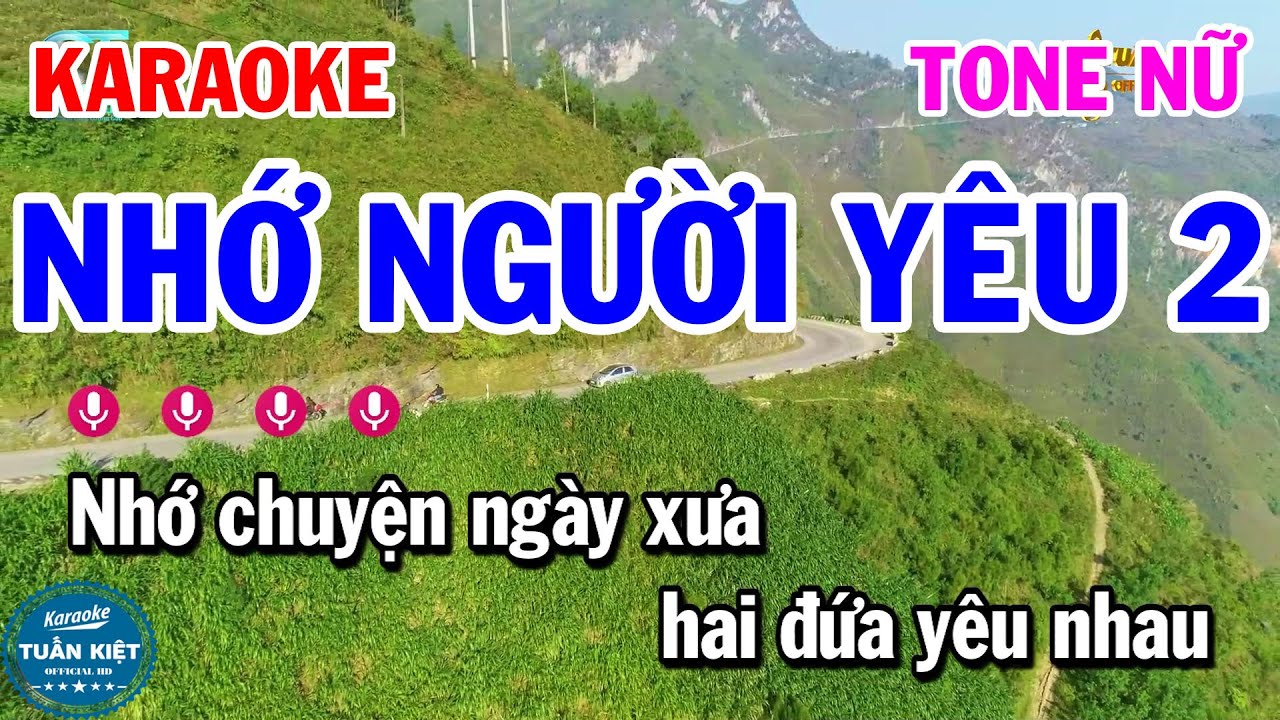 Karaoke Nhớ Người Yêu 2 Tone Nữ Nhạc Sống Rumba
