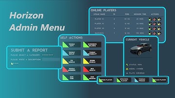 FiveM Horizon Admin Menu | QBCore | ESX
