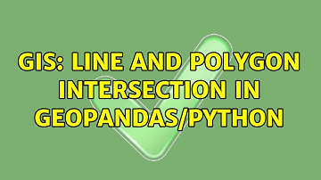 GIS: Line and polygon intersection in GeoPandas/Python