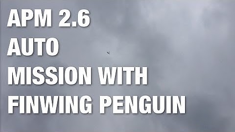 APM 2.6 and APM:Plane 2.78b Waypoint Mission at the Field