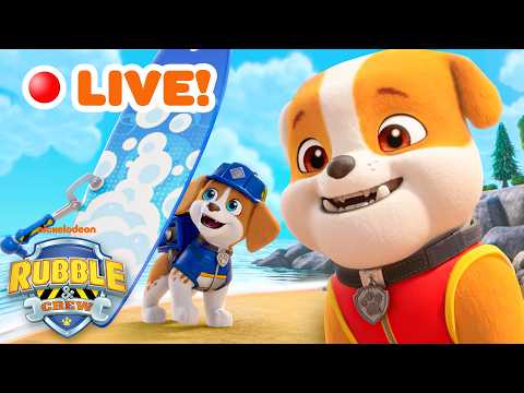 🔴 LIVE: Rubble's Best Summer Rescues Marathon! ☀️🏖️ | Rubble & Crew