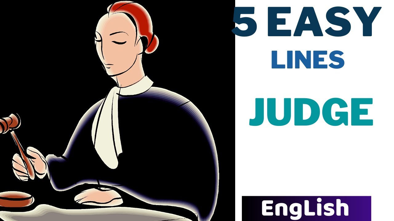 The 5 Lines on Judge in English 📖 Best Easy Speech Lines on Court Judge