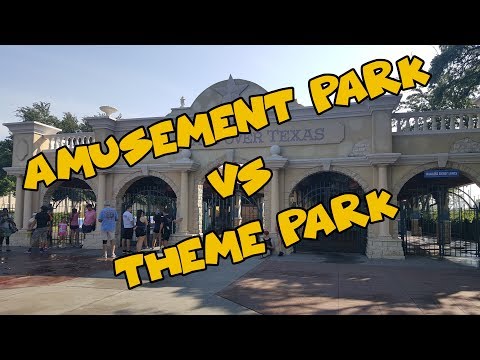 वीडियो: थीम पार्क और मनोरंजन पार्क के बीच अंतर