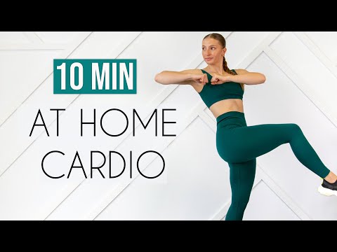 10 MIN CARDIO WORKOUT AT HOME (No Jumping/Apartment Friendly, No Equipment)