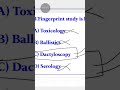 Forensic science important questions MCQ | #forensicexam #forensicnet biologyforensic