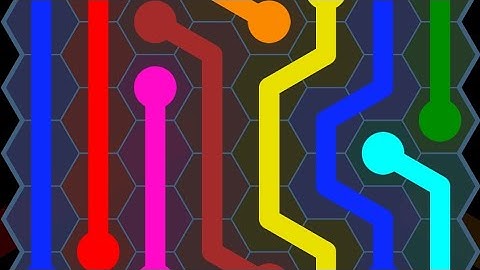 Flow Free hexes Solutions. 8x8 Mania. Level 91-120. . My Gaming Town.