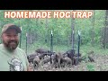 Record hog catch in my homemade trapthey all escaped