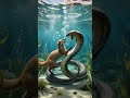 Hum tunhare Baap hai #made by AI #snake fight with newala #shorts #trending #viral