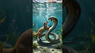 Hum tunhare Baap hai #made by AI #snake fight with newala #shorts #trending #viral