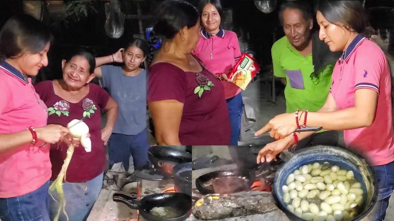 Verali empeso acosinar LA cena yego mi papa adecir Esa babosada no me van adar frijoles dijo🤬🤯
