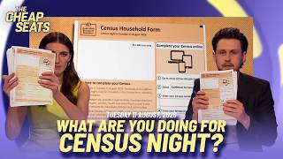 We Do Our Census Form On The Telly! #CheapSeatsAU