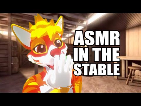 [Furry ASMR] An ASMR in the stable (whispered roleplay) 🦊🐴