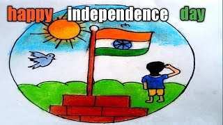 how to draw independence day drawing step by step#republic day drawing