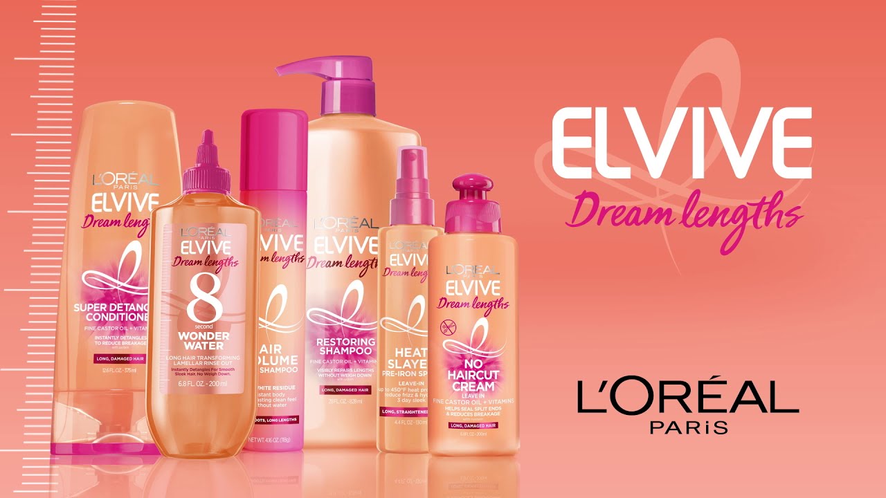 skøn Blot eksplodere L'Oréal Paris Elvive Dream Lengths for Long Hair Goals - YouTube
