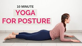Welcome to 10 min yoga for posture - this short sequence is focused on
stretching the shoulders and strengthening back muscles help you
improve y...