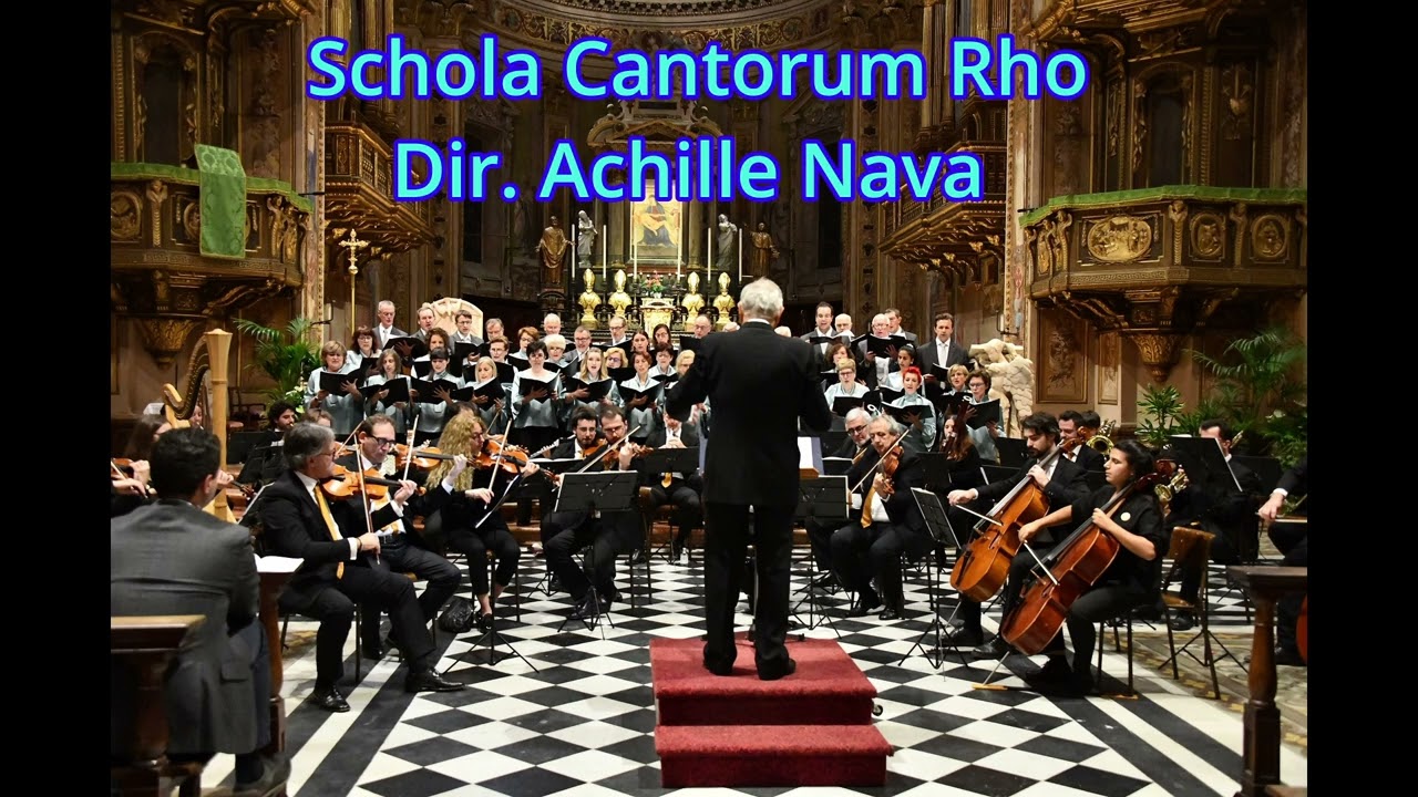 Schola Cantorum Rho C. Franck Les sept paroles du Christ en croix  Mot 7 Consummatum  (tenore/coro)