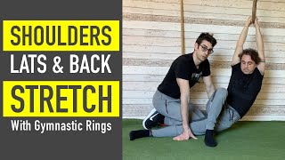 Stretching for Shoulders, Lats, Trunk & Low Back. Flexibility Exercise for Lats & Quadratus Lombarum