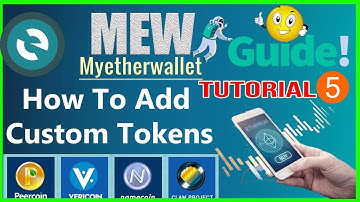 How To Add Custom Tokens into Myetherwallet com | Custom Tokens