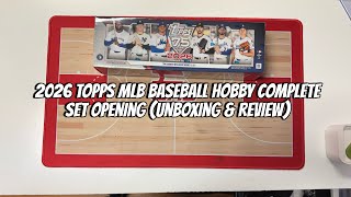 2026 Topps MLB Baseball Hobby Complete Set Opening (Unboxing