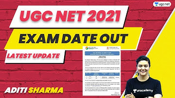 01:30 PM - NTA UGC NET | Latest Update | Exam 2021 Date Out | By Aditi Sharma