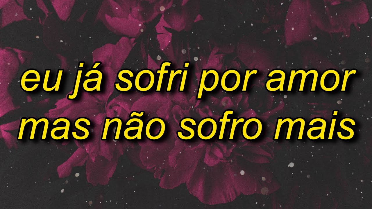 Eu j sofri por amor mas no sofro mais tiktok remix letralyrics