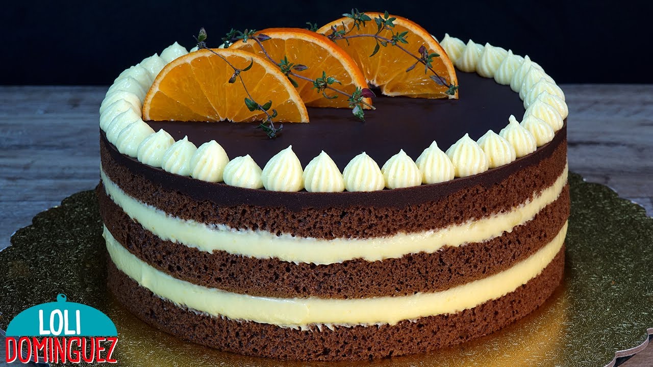 TARTA DE CHOCOLATE Y NARANJA, Los sabores de chocolate y naranja combinan bien - DULCES - POSTRES